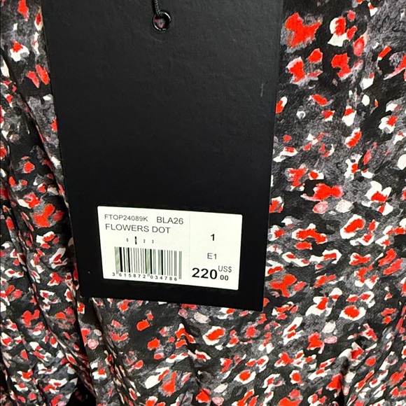 THE KOOPLES PARIS BLOUSE 
VISCOSE 
NWT
SIZE 1 (small) - Picture 4 of 8